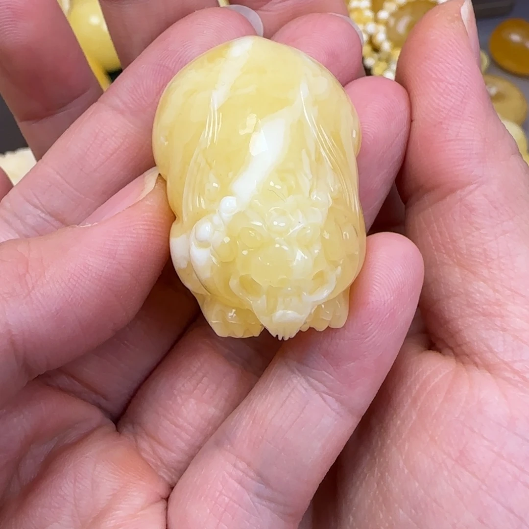 蜜蜡颈饰未镶嵌天然蜜蜡