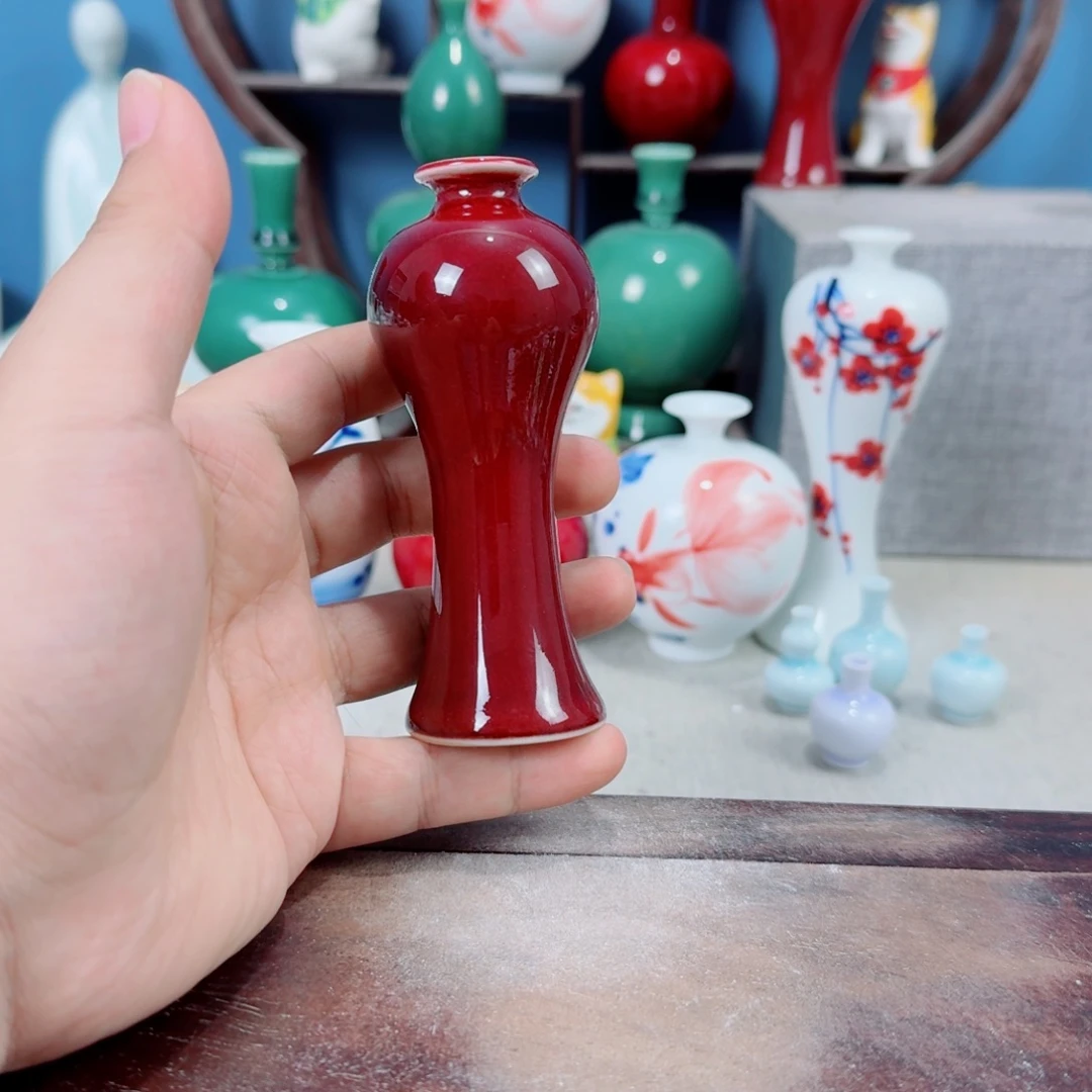 陶瓷手工小花器摆件