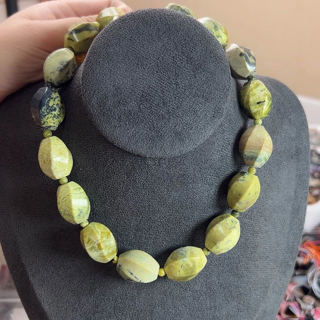 未镶嵌玛瑙/玉髓珠宝半成品a252 高品扭瓜珠15m柠檬玉