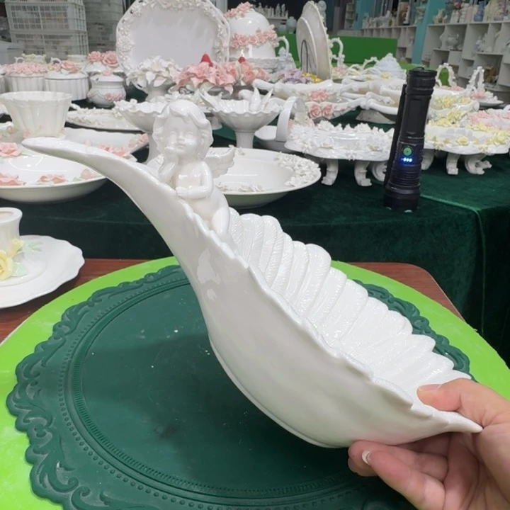 重工浮雕天使深盘