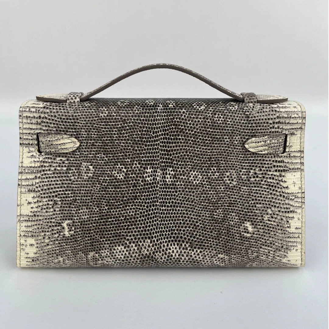 高奢蜥蜴皮女包时尚轻奢女包手提包黑青蛙高定6002F-22/HEIQINGWA