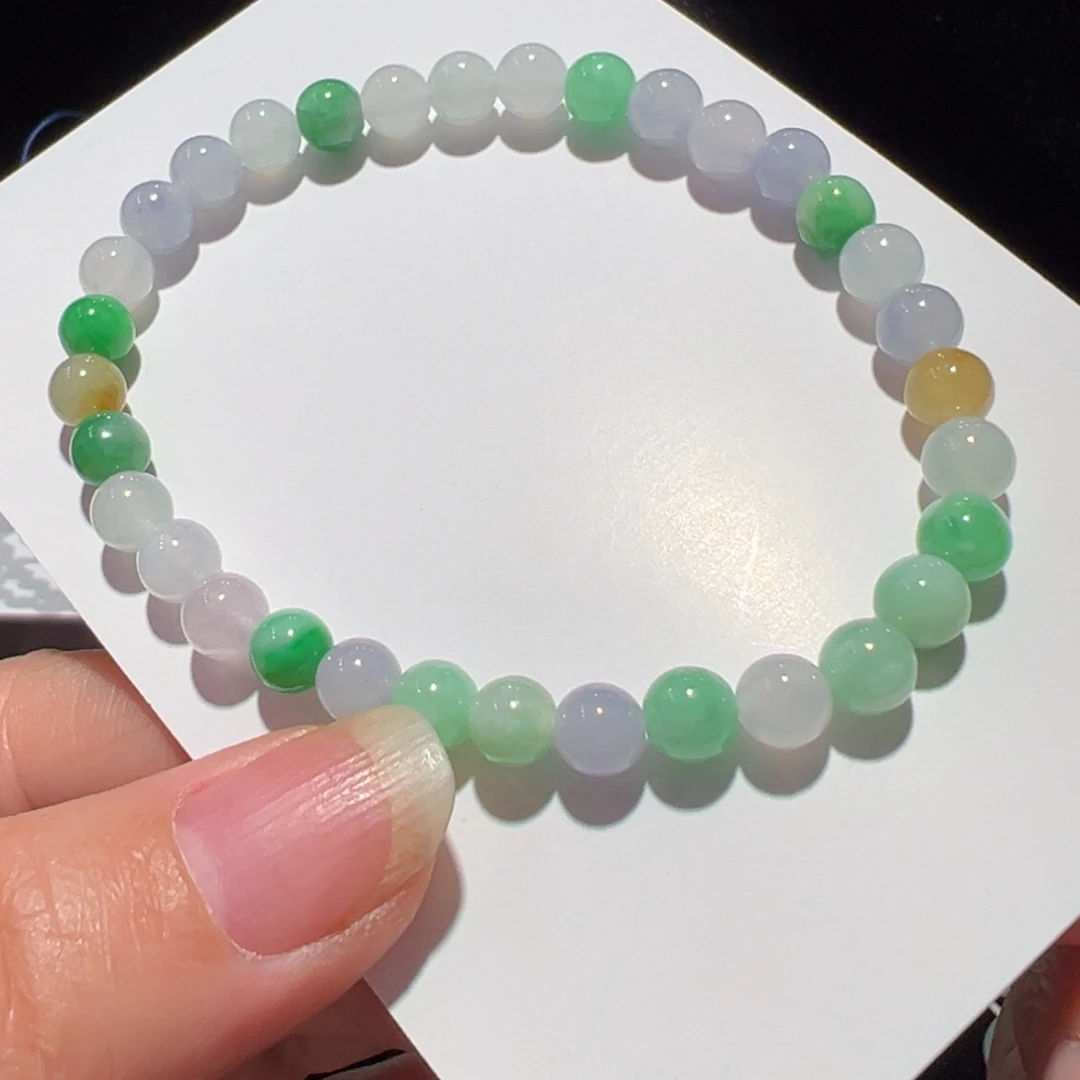 翡翠未镶嵌颈饰手串