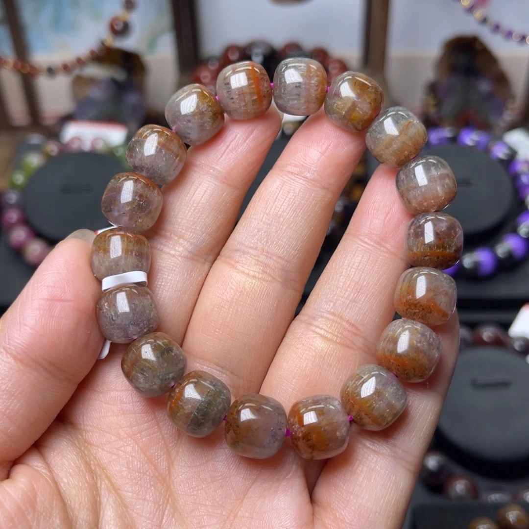 未镶嵌手链水晶老料极光老型单圈