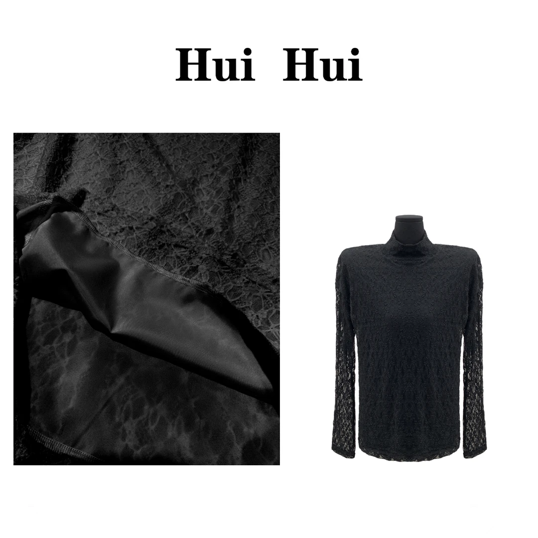 【HuiHui】韩国东大门2024新款休闲时尚百搭蕾丝衫（A1198）