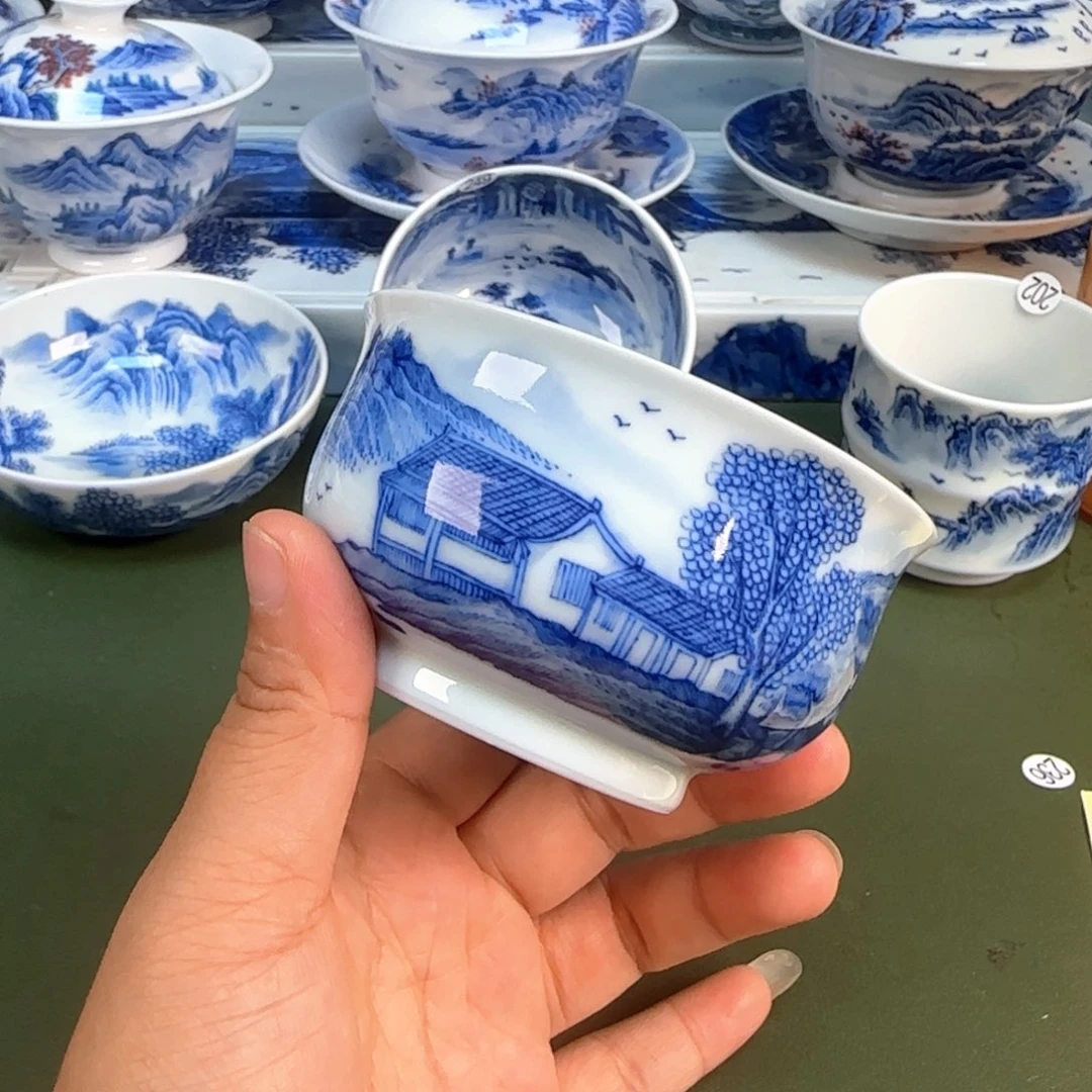 景德镇纯手绘茶具圆圆269