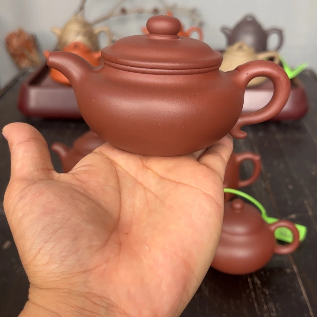 紫砂茶壶仿古200毫升底槽清