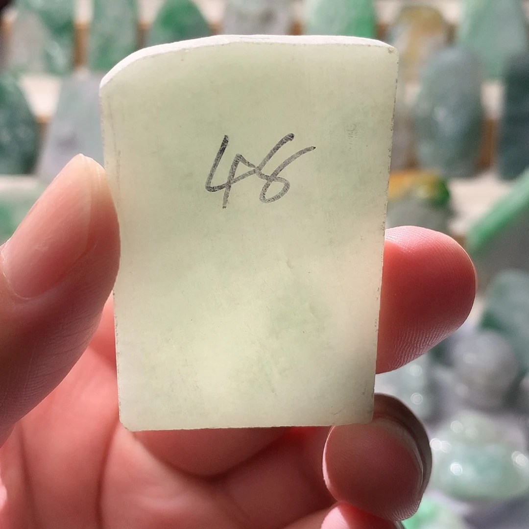 翡翠散珠翡翠原石片料