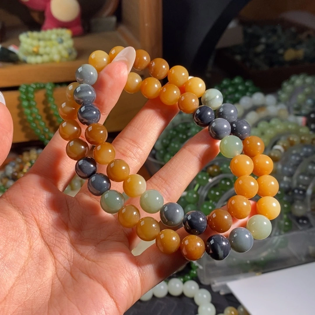 和田玉未镶嵌手链