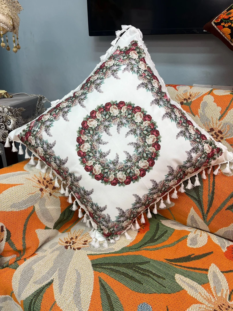 民族风【50*50cm】法式天鹅绒浪漫轻奢高级感卧室抱枕沙发靠枕套