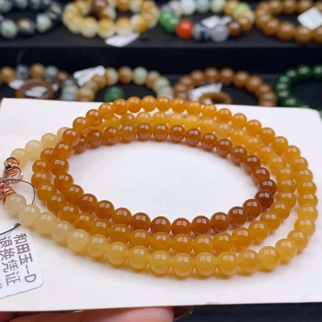 和田玉未镶嵌手串