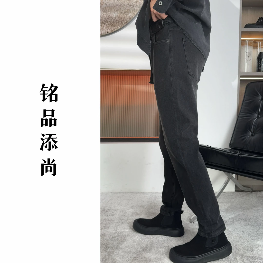 【莱卡牛仔】铭品添尚2025春季新款男士休闲弹力超柔牛仔裤#98632
