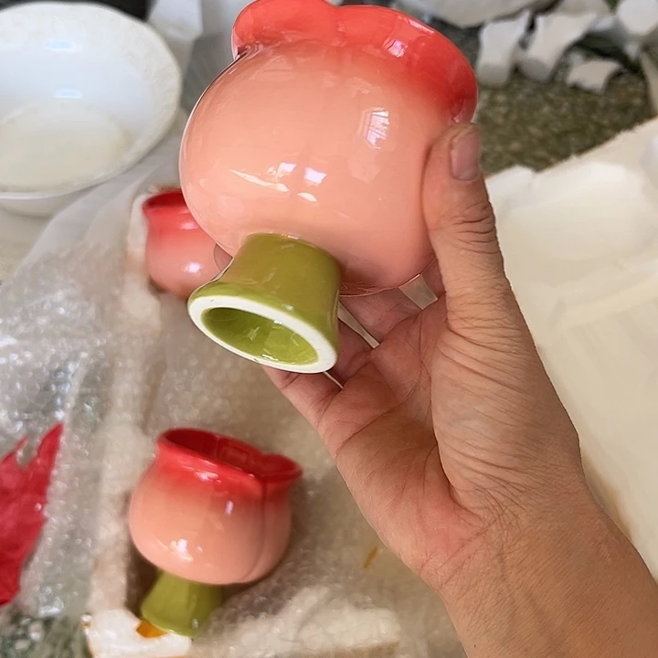瓷片默认瑕疵上商品花朵
