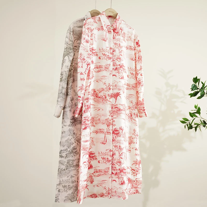 意大利25年早春新品100%桑蚕丝女士连衣裙（250059）20909