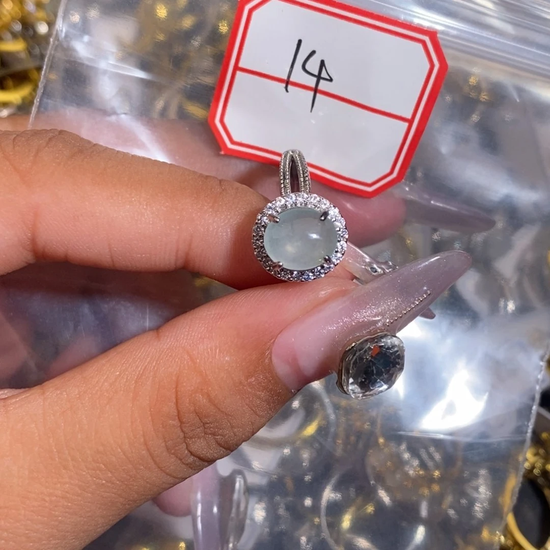 翡翠戒指合金翡翠首饰