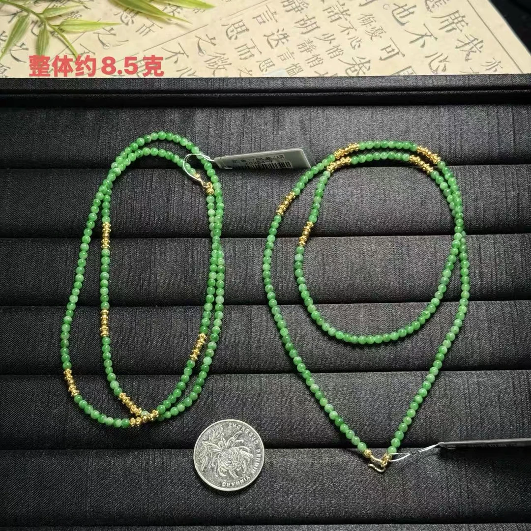 思懿珠宝  足金＋18K翡翠项链-16800-1-ZGM-多样性发一