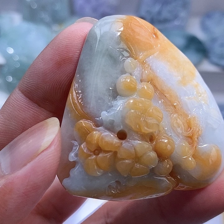 【闪购商品】翡翠未镶嵌颈饰1111111111111