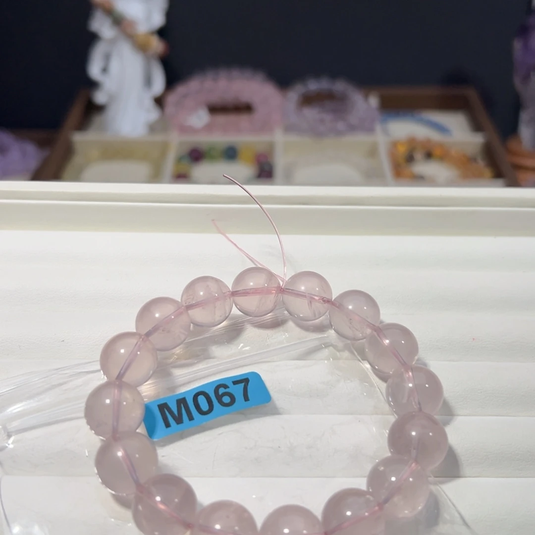 莫桑比克粉水13未镶嵌水晶