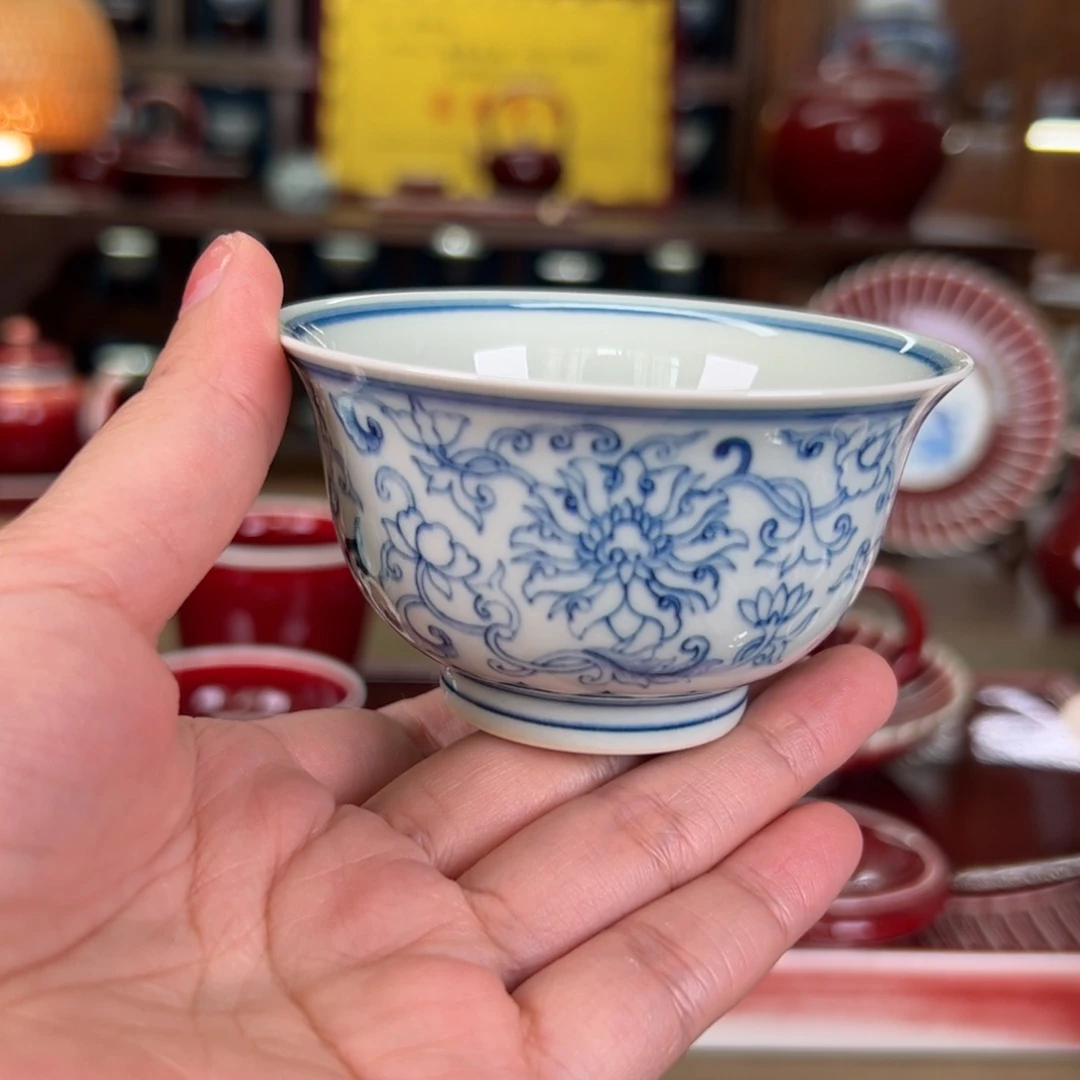 请***姐闻轩坊开播见面礼 柴窑若深杯
