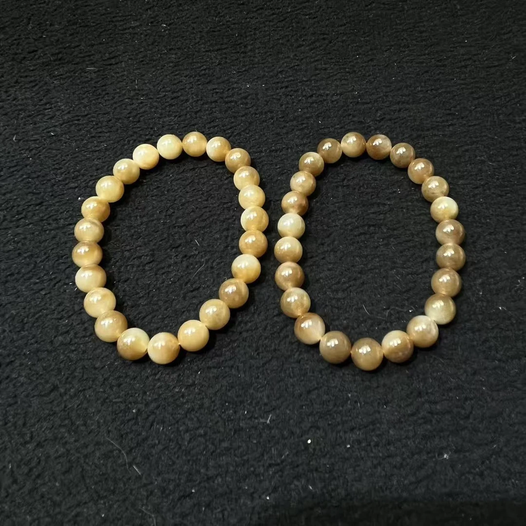【玉经纶】66639/Q28-和田玉手串-多样性发其一