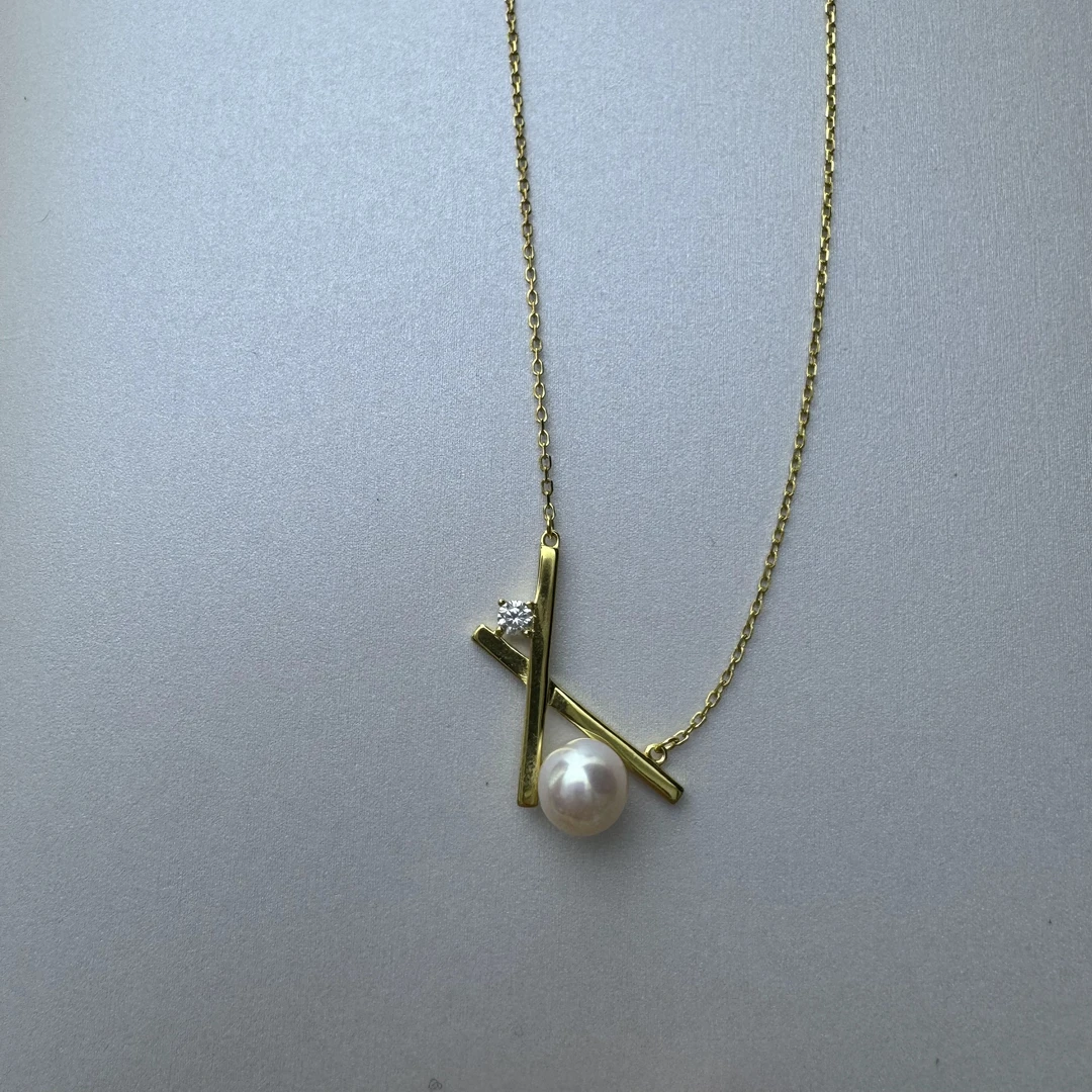 天然淡水珍珠 设计款吊坠