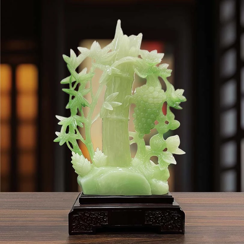 节节高升中式家居客厅工艺品摆件mt-25005-长31宽13高49.5cm