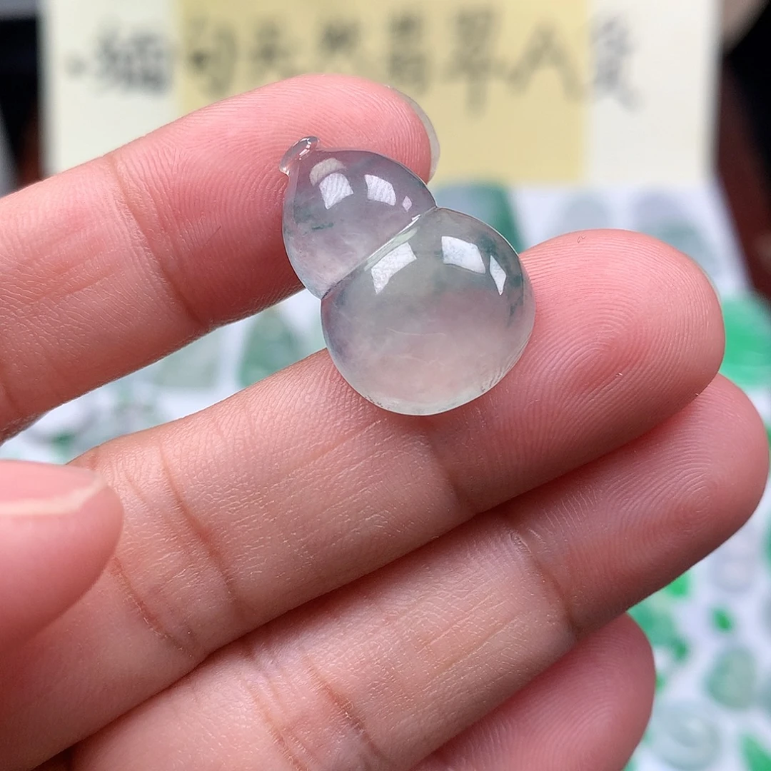 翡翠裸石缅甸天然A货翡翠冰种葫芦