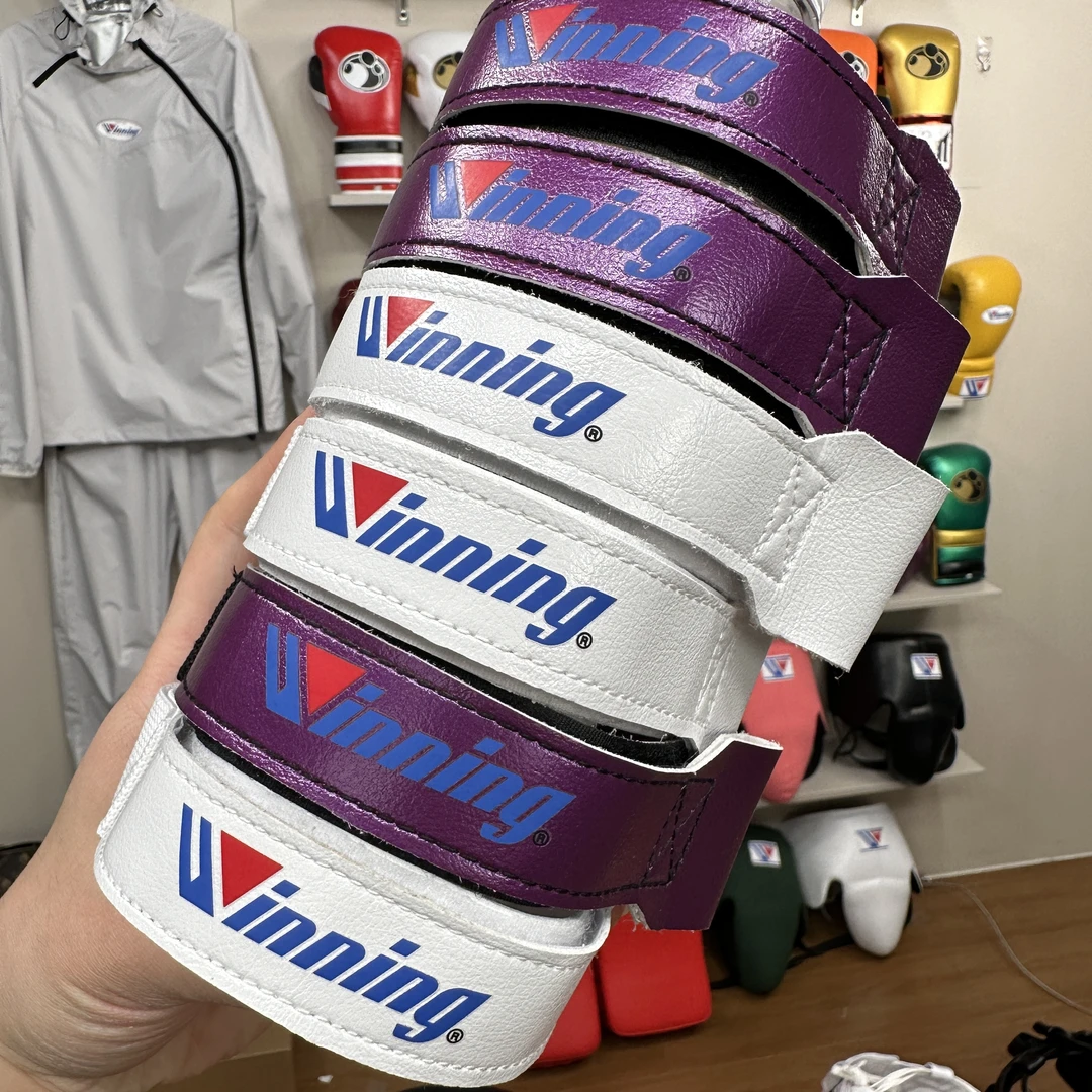 B5 winning皮料系绳不求人你懒人系绳拳套变魔术贴拳套