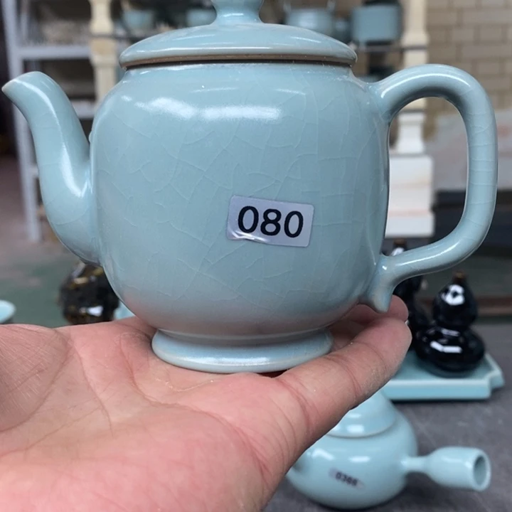 摆件l****e抱朴汝瓷仿古微瑕