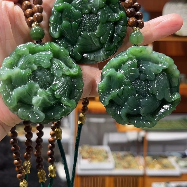 未镶嵌岫玉毛衣链