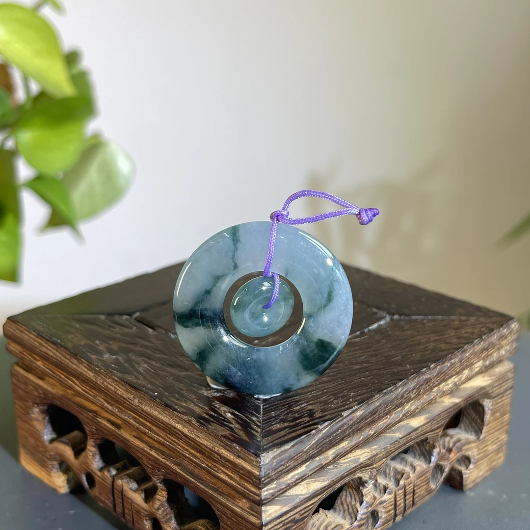 JTA30-60 天然缅甸翡翠A货 子母扣