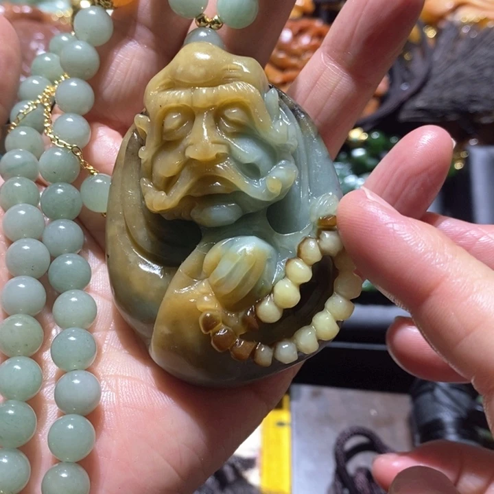 岫玉毛衣链未镶嵌