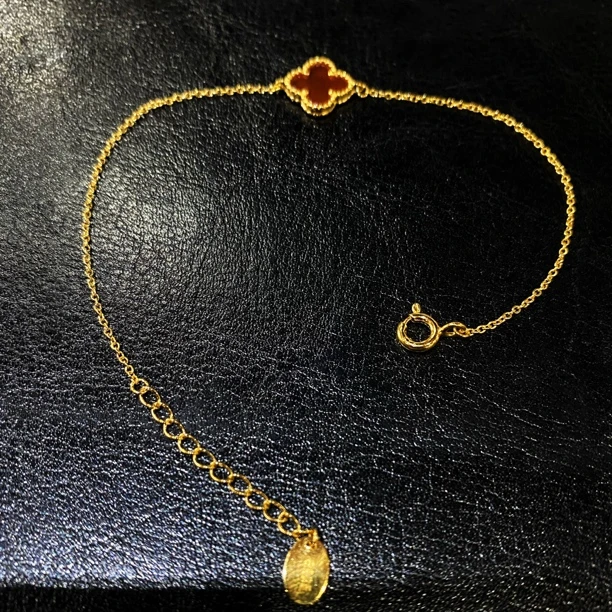 925银手链 轻奢时尚单花幸运草(10mm)手链05183022