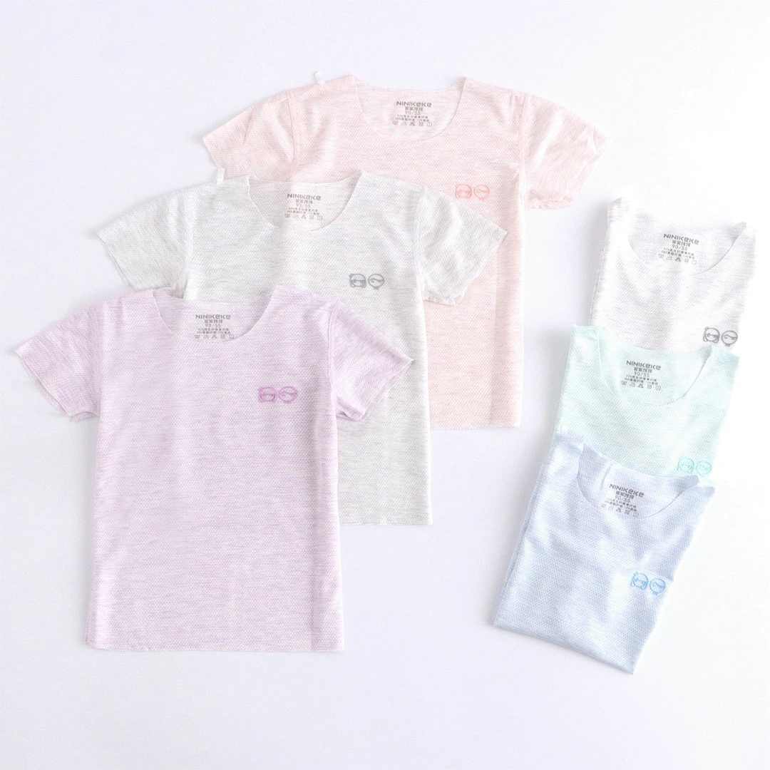 【妮妮珂珂】速干T恤圆领网眼百搭夏季超薄短袖