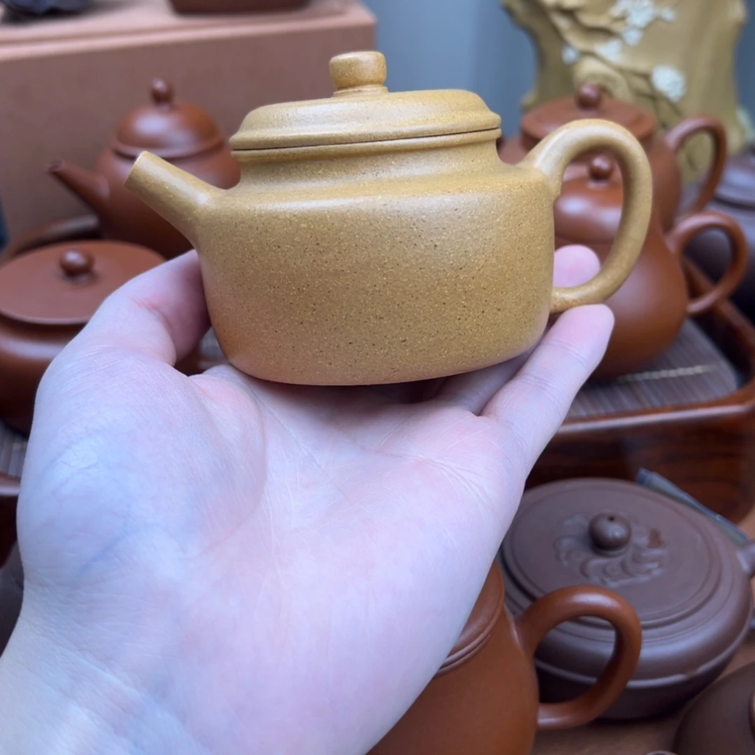 茶壶紫砂德钟 黄金段 130cc
