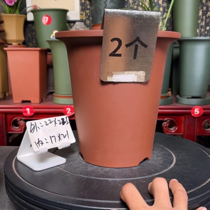 紫砂花盆紫砂花盆