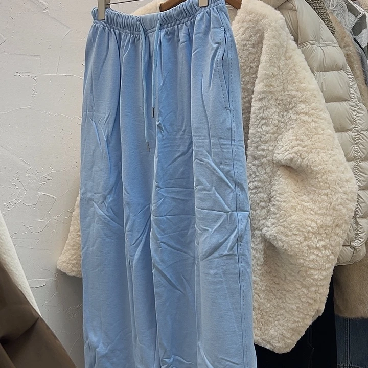 今天新款 蓝色卫裤M