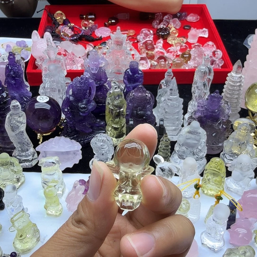 水晶珠宝半成品未镶嵌