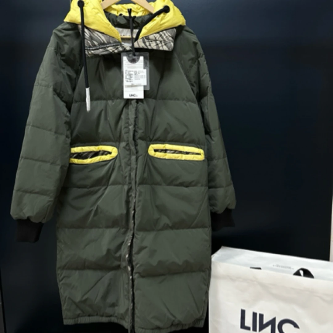 120-135斤可拍金羽杰大码长款加厚羽绒服