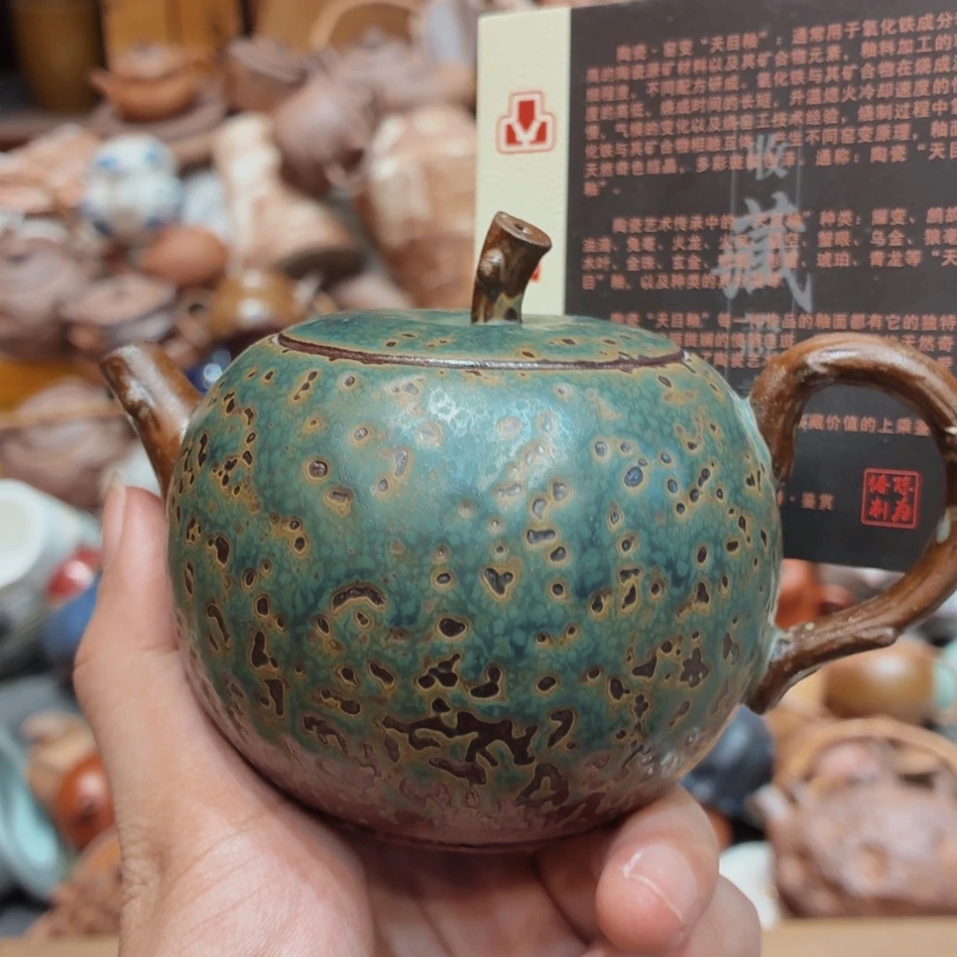 柴烧老岩泥高温茶器皿