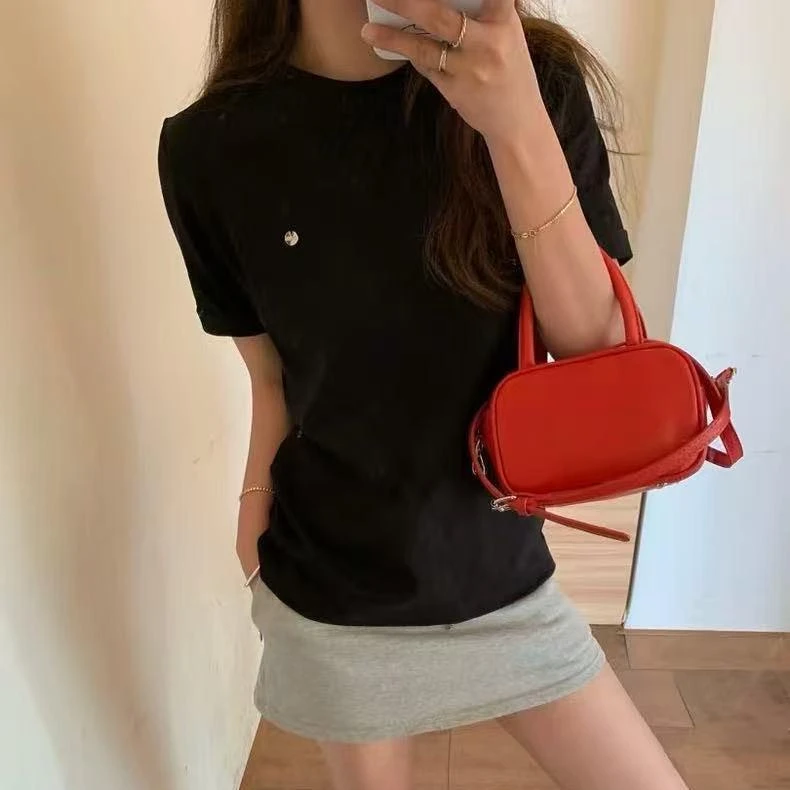 静静严选新款（亿圆～高品质）新款圆领宽松上衣12102