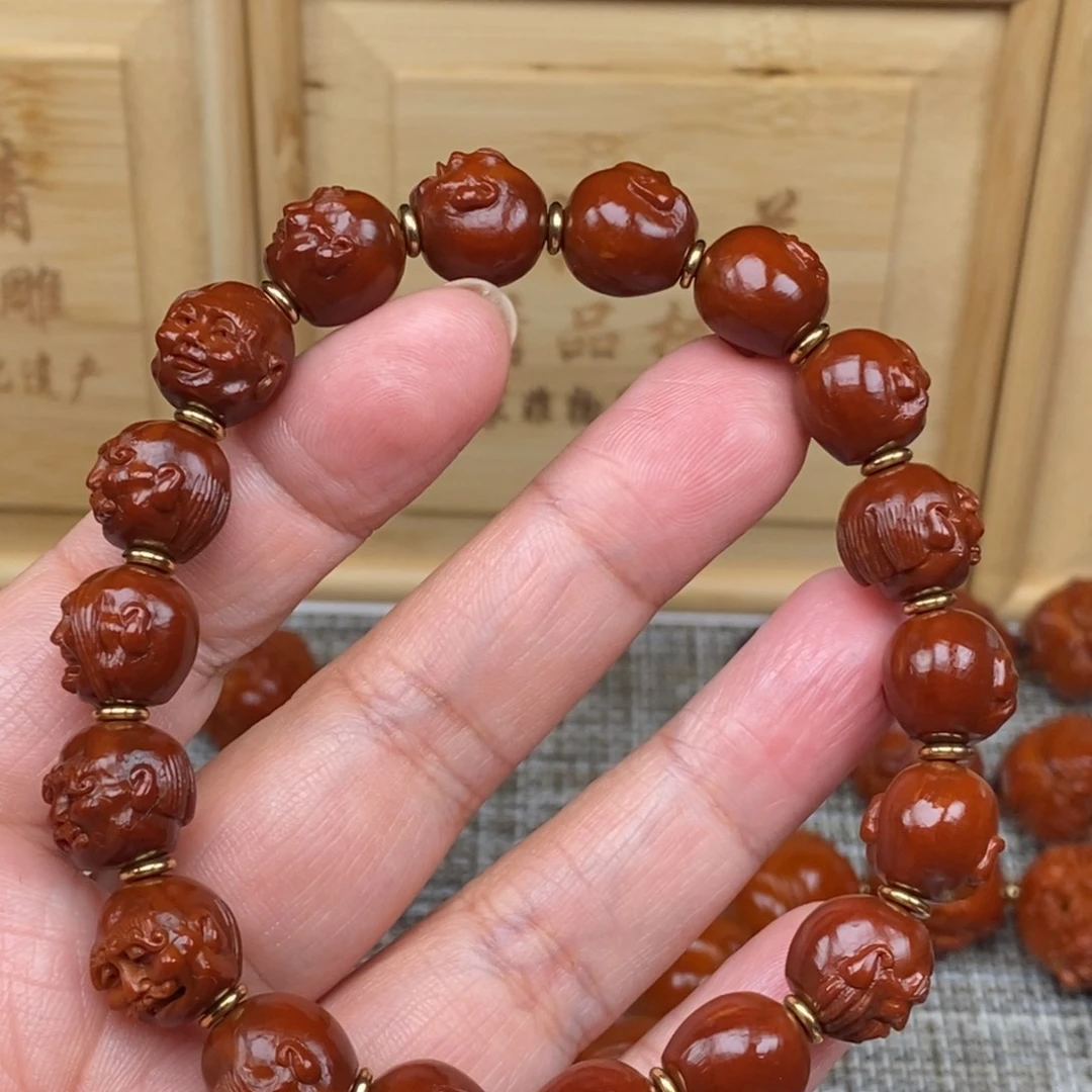 橄榄核吊坠十八罗汉