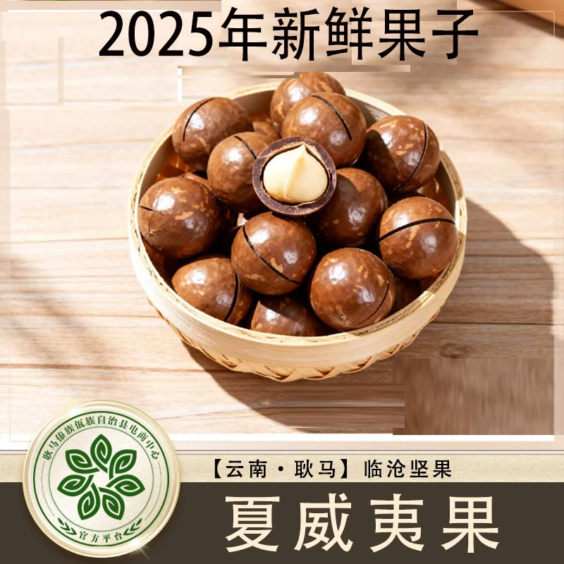 云南夏威夷果临沧产地澳洲坚果奶香500g大颗粒直径28+特大果