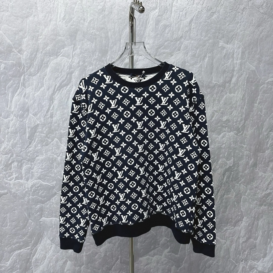 未使用 LouisVuitton/路易威登 提花浮雕满印卫衣 XL码 P01044
