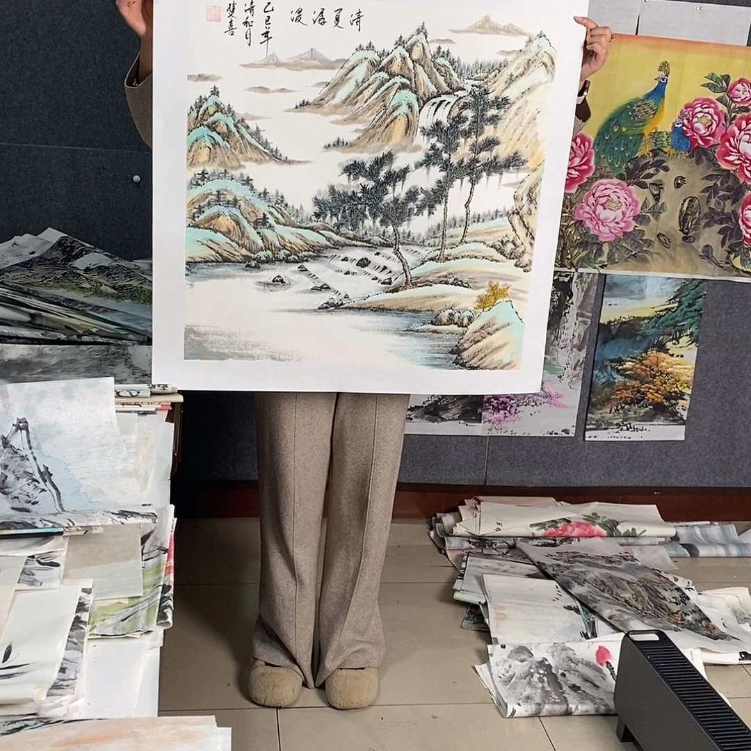 国画手写手绘国画作品30