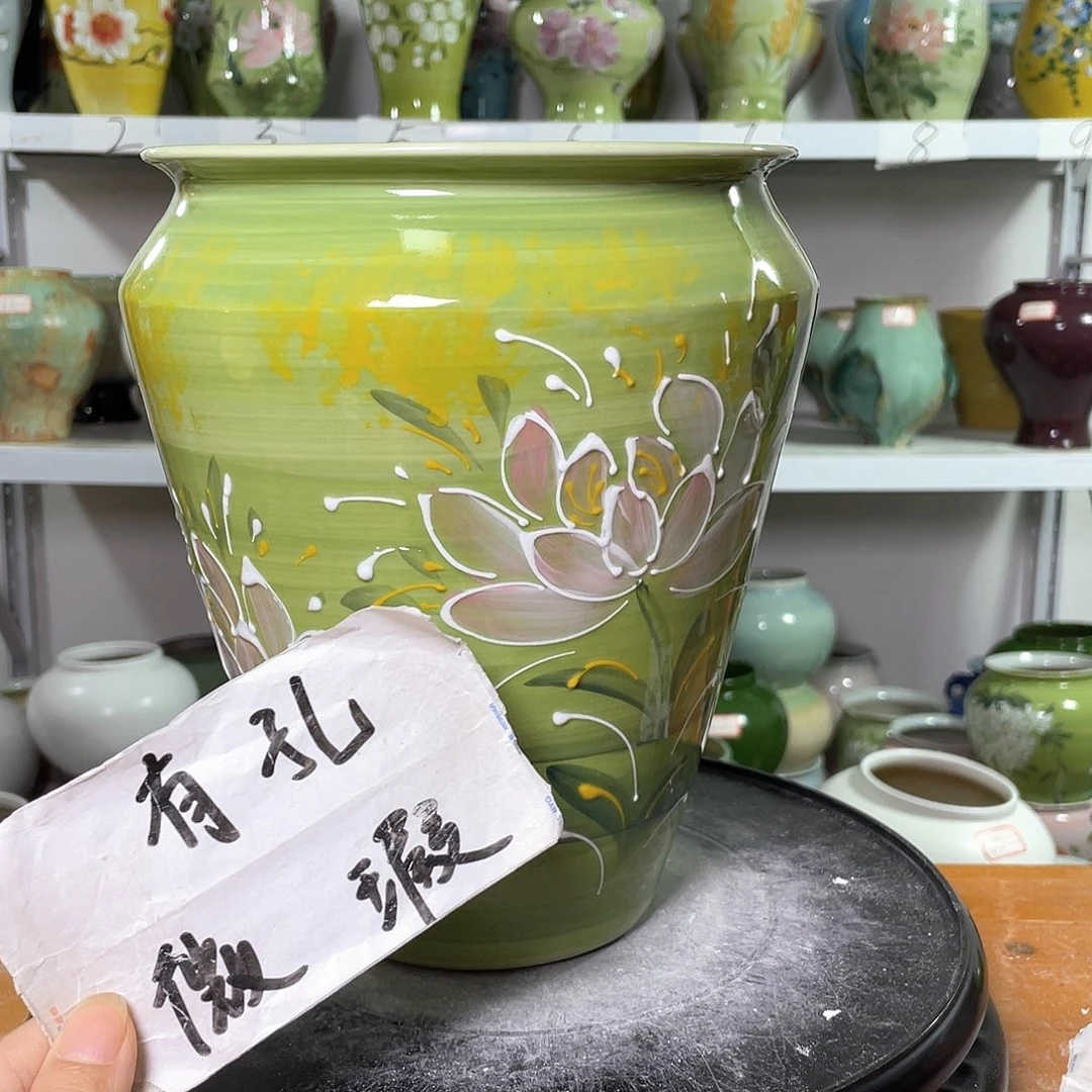 景德镇陶瓷花盆花器微瑕369