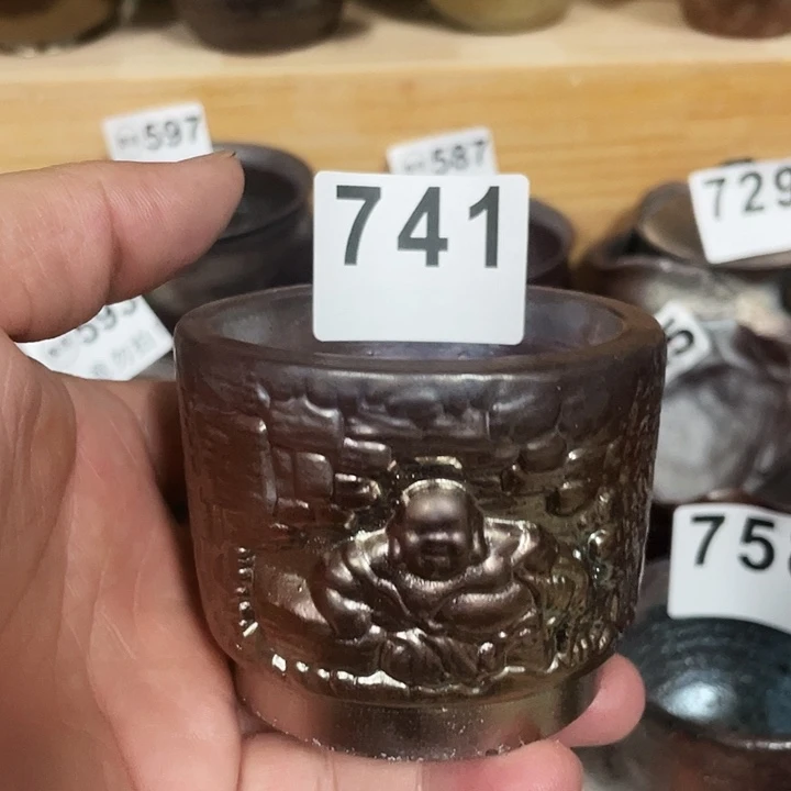 茶杯紫泥柴烧纯手工741