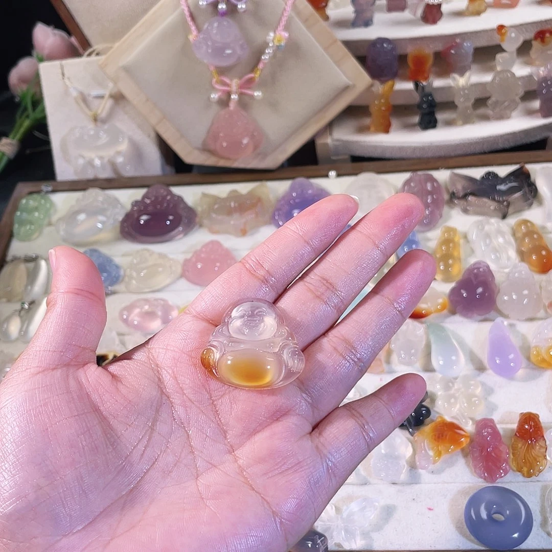 玛瑙/玉髓未镶嵌颈饰