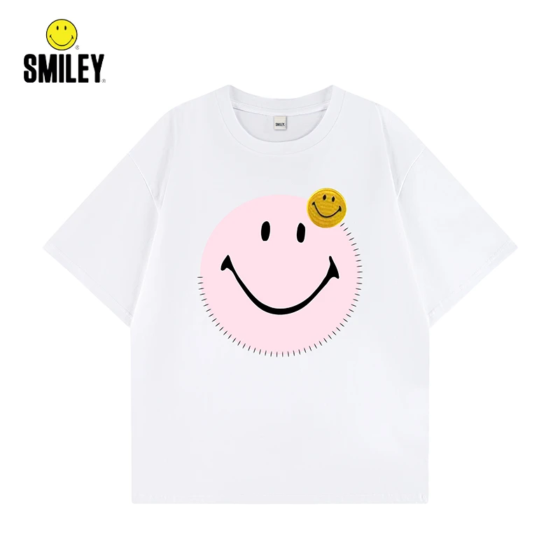 SMILEY 粉色大笑脸T恤