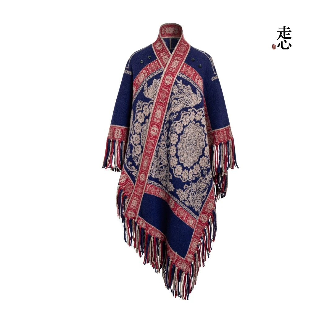 【走心非遗】凤凰宝相 斗篷25ZX2522克重1200g