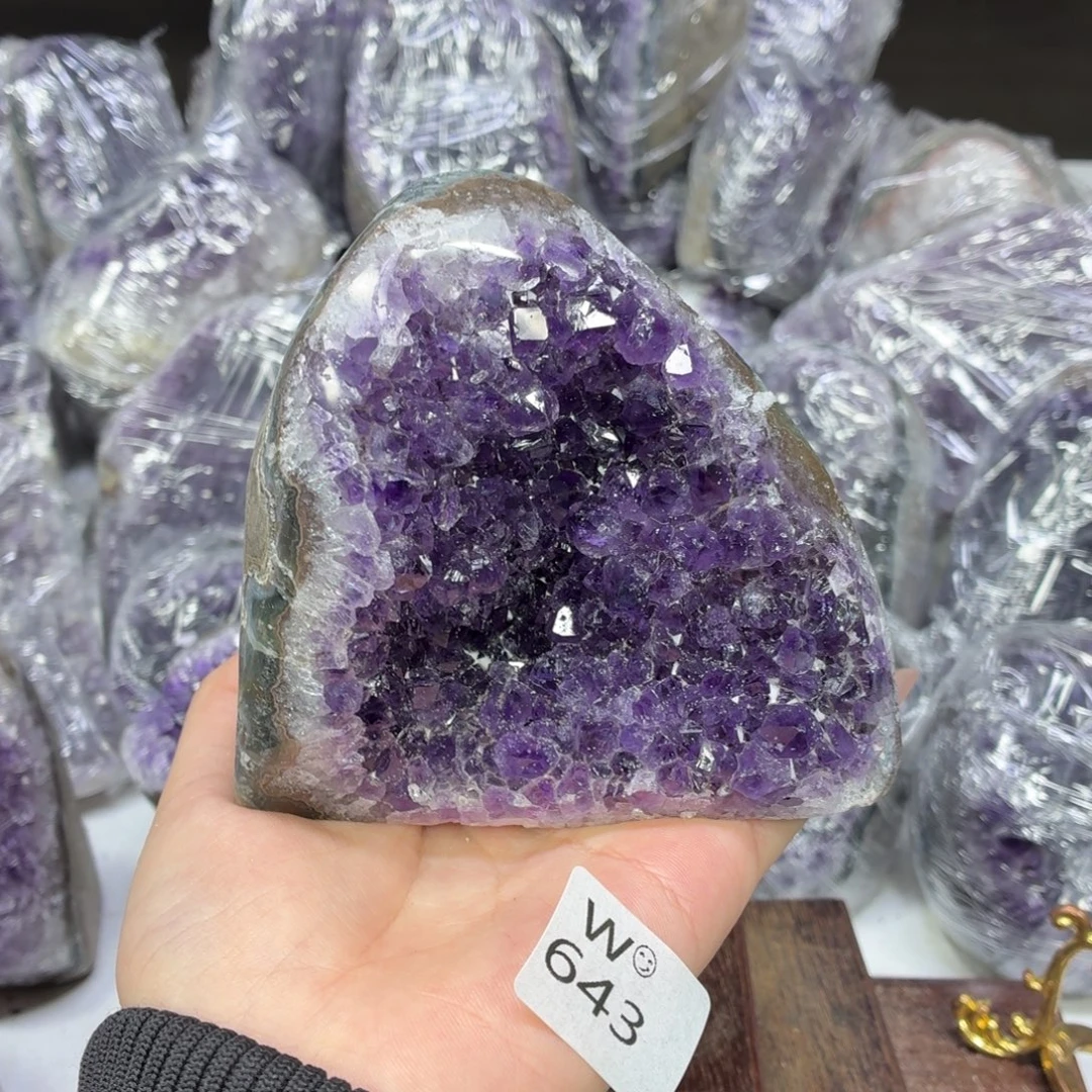 未镶嵌紫晶摆件紫水晶